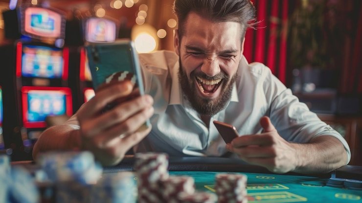 Filipino player checking 1250 Rewards points balance on a mobile device